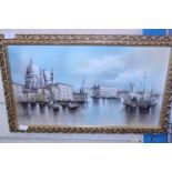 A framed print of Venice. Shipping unavailable.