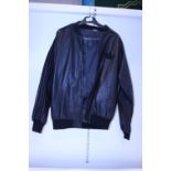 A leather jacket size S