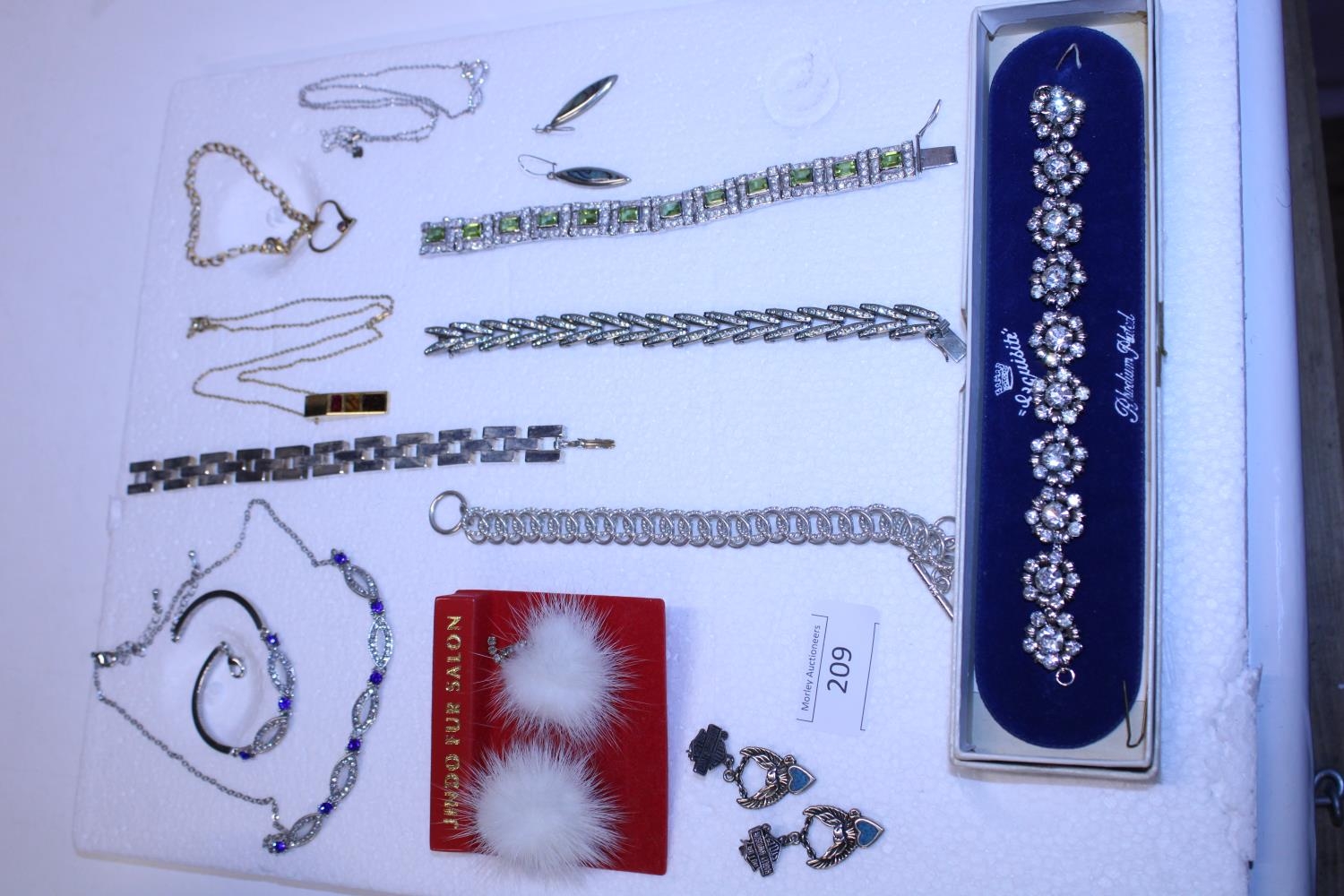 A selection of assorted costume jewellery