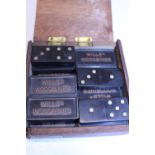 A set of vintage Will's Woodbines bakelite dominoes