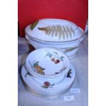 A selection of Royal Worcester Evesham ware ceramics