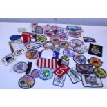 A job lot of embroidered patches, all American train related
