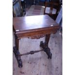 A Victorian flip up hall table. Shipping unavailable.