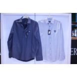 Two new Armani shirts size S with tags