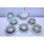 A selection of Susie Cooper 'Wedding Band' Tea set