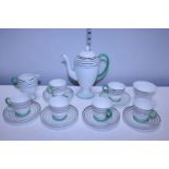 A Wedgewood art deco period coffee service