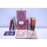 A job lot of assorted stamp albums and stamp books