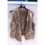 A ladies fur gilet