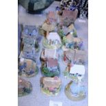 A selection of Lilliput lane cottages