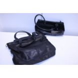 Two Ladies leather hand bags