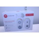 A boxed Motorola baby monitoring system (untested)