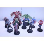 A selection of collectable Marvel figures
