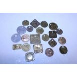 Twenty one assorted colliery mining pit tokens
