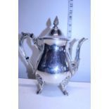 A quality silver plated coffee pot by Viners