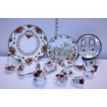 A selection of Royal Albert OCR ceramics