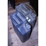 Two Military jerry cans, shipping unavailable