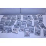 A job lot of assorted metal military figure kits