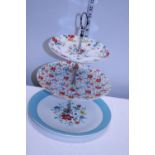 A Cath Kidston three tier cake stand