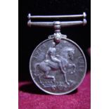 A Silver WW1 medal awarded to 52586 PTE F England West Riding Regiment