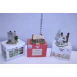 Three boxed assorted Lilliput lane models