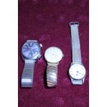 Three vintage watches a/f