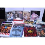 A selection of collectable LP records including The Who, Scorpions, Queen, Def Leopard