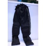 A pair of motorbike trousers