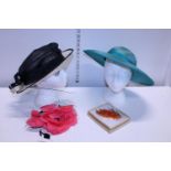 A selection of new Ladies hats and fascinators