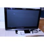 A Panasonic 42" Plasma TV in working order with remote, shipping unavailable