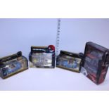 Four boxed Corgi James Bond die-cast models