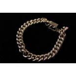 A stamped 18 and tests for 18ct gold rope link bracelet 18.61g