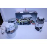Two Ice Cream makers and other kitchen appliances, shipping unavailable