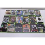 Nineteen assorted Xbox games