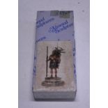 A vintage boxed unpainted Almond sculpture model of 'Marius Legionary'
