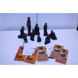 Nine assorted Soul Journey figures (one with damage)