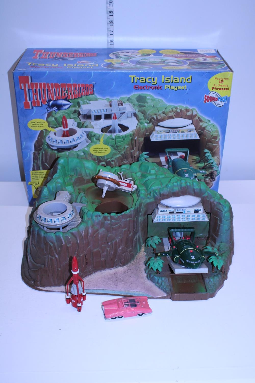 A boxed Thunderbirds Tracey Island electronic playset