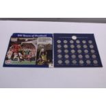 A 1972 FA Cup Centenary collectors coin set (missing one coin)