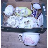 A job lot of assorted ceramics