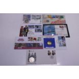 A selection of assorted FDC coins and oyher