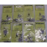 Eight sealed New Hope Design metal military figures