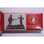 A sealed Andrea miniatures military model