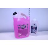 A new sealed bottle of motorcycle cleaner and a bottle of anti-freeze, shipping unavailable