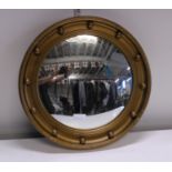 A vintage porthole style mirror, shipping unavailable