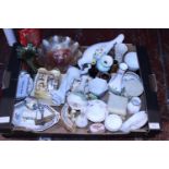A job lot of assorted ceramics and other, shipping unavailable
