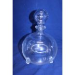 A antique glass fly/wasp catcher