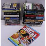 A selection of assorted Football related books and DVD's etc