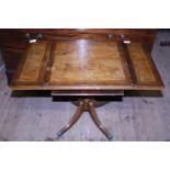 A reproduction regency style occasional table, shipping unavailable