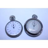 Two vintage stop watches Huber and Hartmann both in working order