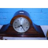 A 1920's mahogany cased mantle clock in working order