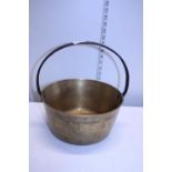 A heavy brass jam pan. shipping unavailable